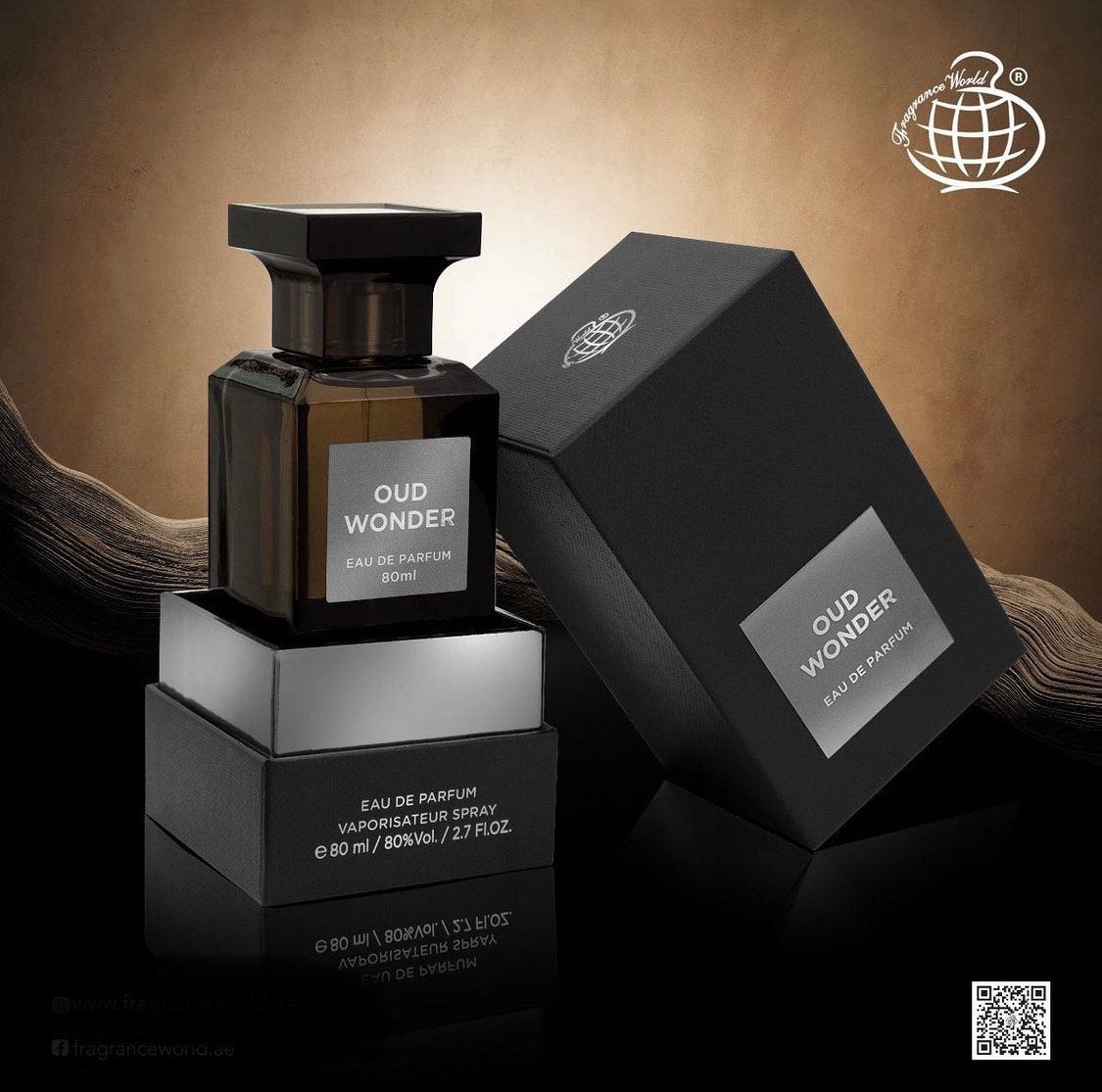 FRAGRANCE WORLD - OUD WONDER - EDP - 80ML - INSPIRED BY TF OUD WOOD