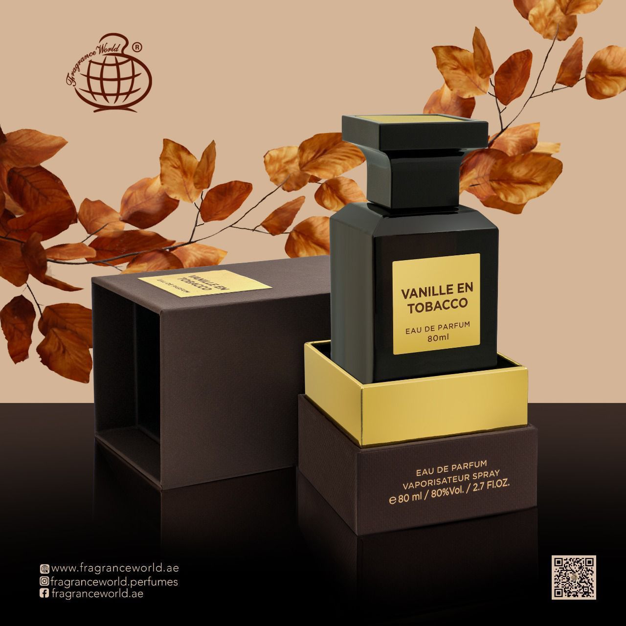 FRAGRANCE WORLD - TOBACCO VANILLE - EDP 80ML