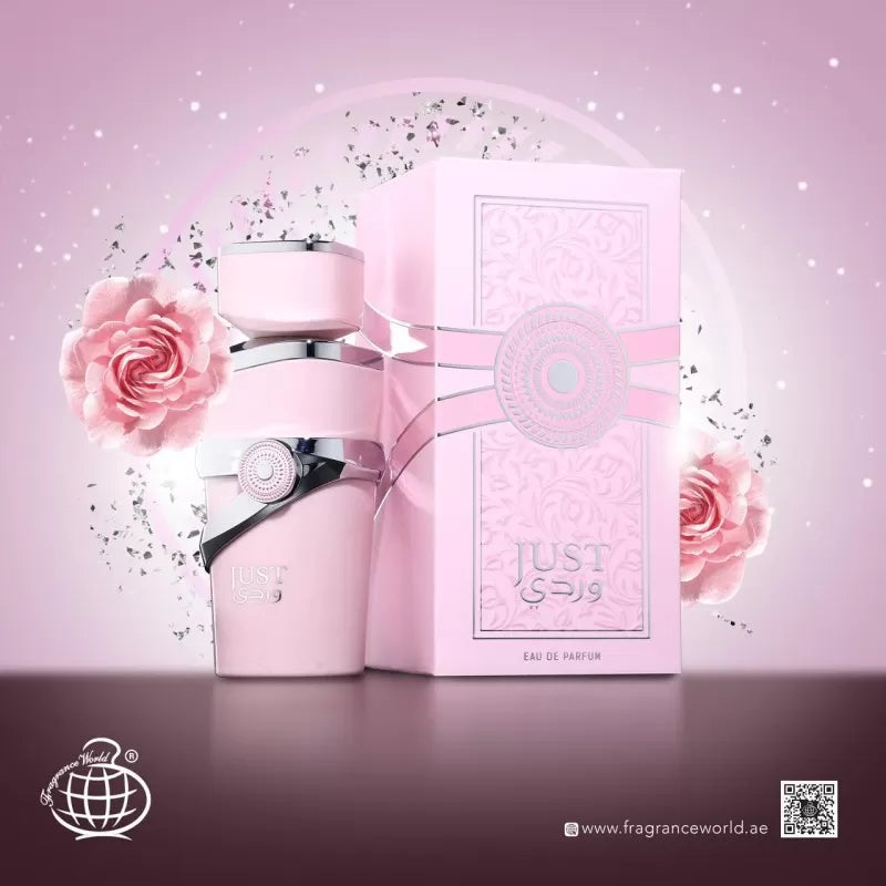 FRAGRANCE WORLD - JUST WARDI - EAU DE PARFUM - 100ML - YARA INSPIRED - NIEUW 2024 DUBAI RELEASE